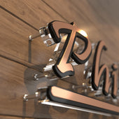 Indoor Metal Logo Sign