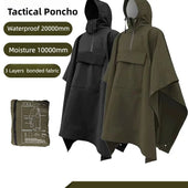 Safety Hooded Rain Jacket