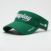 High Quality Outdoor Embroidery Visor Cap Hat Customized Logo Summer Sun Golf Visor Hat for Sports